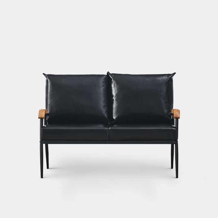 Mid-Century Modern Sofa [Schwarz]