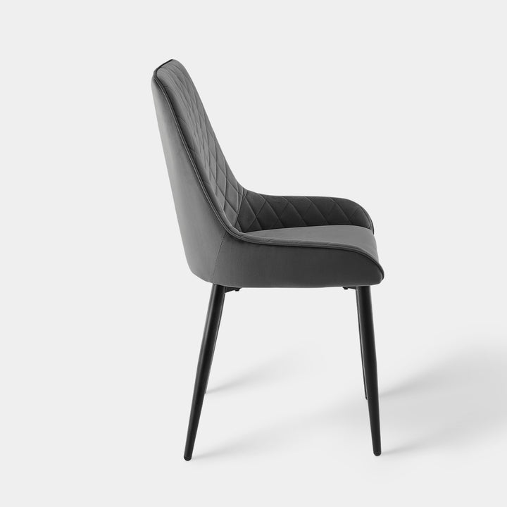 Arim Dining Chairs [Set of 2] [Velvet]