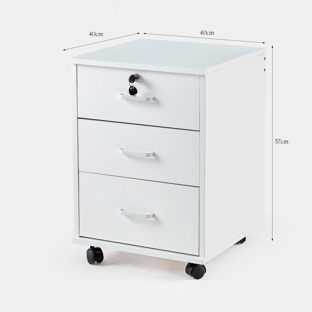 Mobiler Aktenschrank Edene [3 Schubladen]
