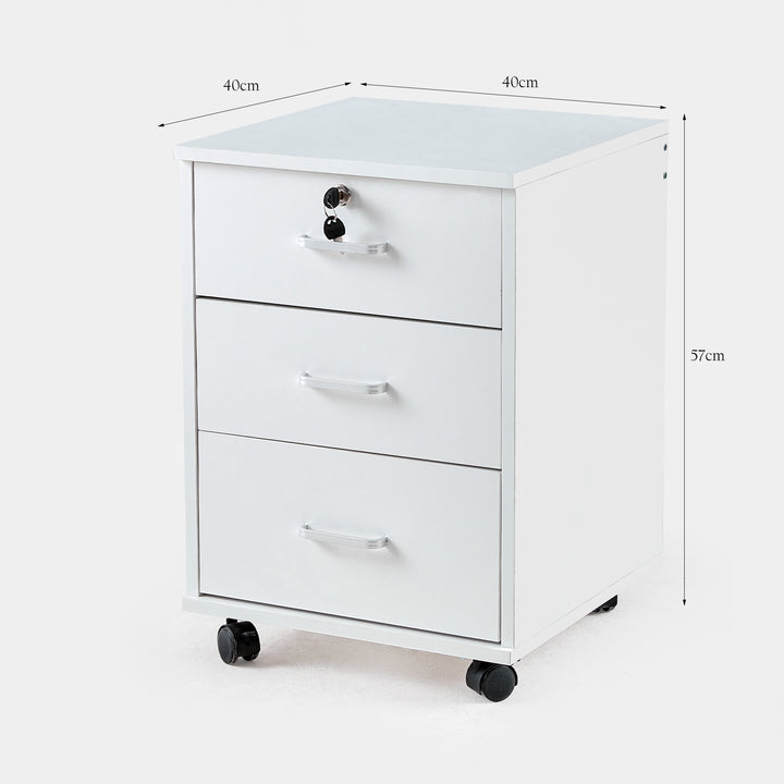 Mobiler Aktenschrank Edene [3 Schubladen]