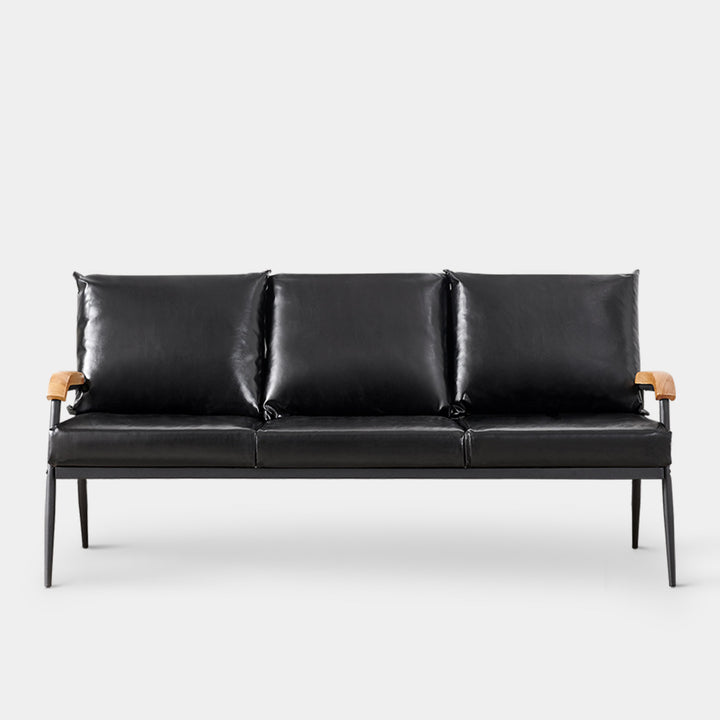 Mid-Century Modern Sofa [Black]