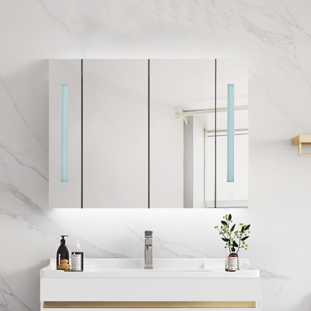 Othello LED Lights Bathroom Mirror Cabinet [2 Door]
