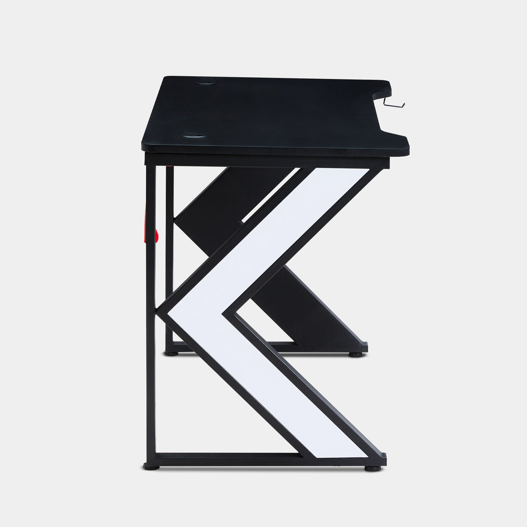 Sirius K-förmiger LED-Licht-Gaming-Schreibtisch