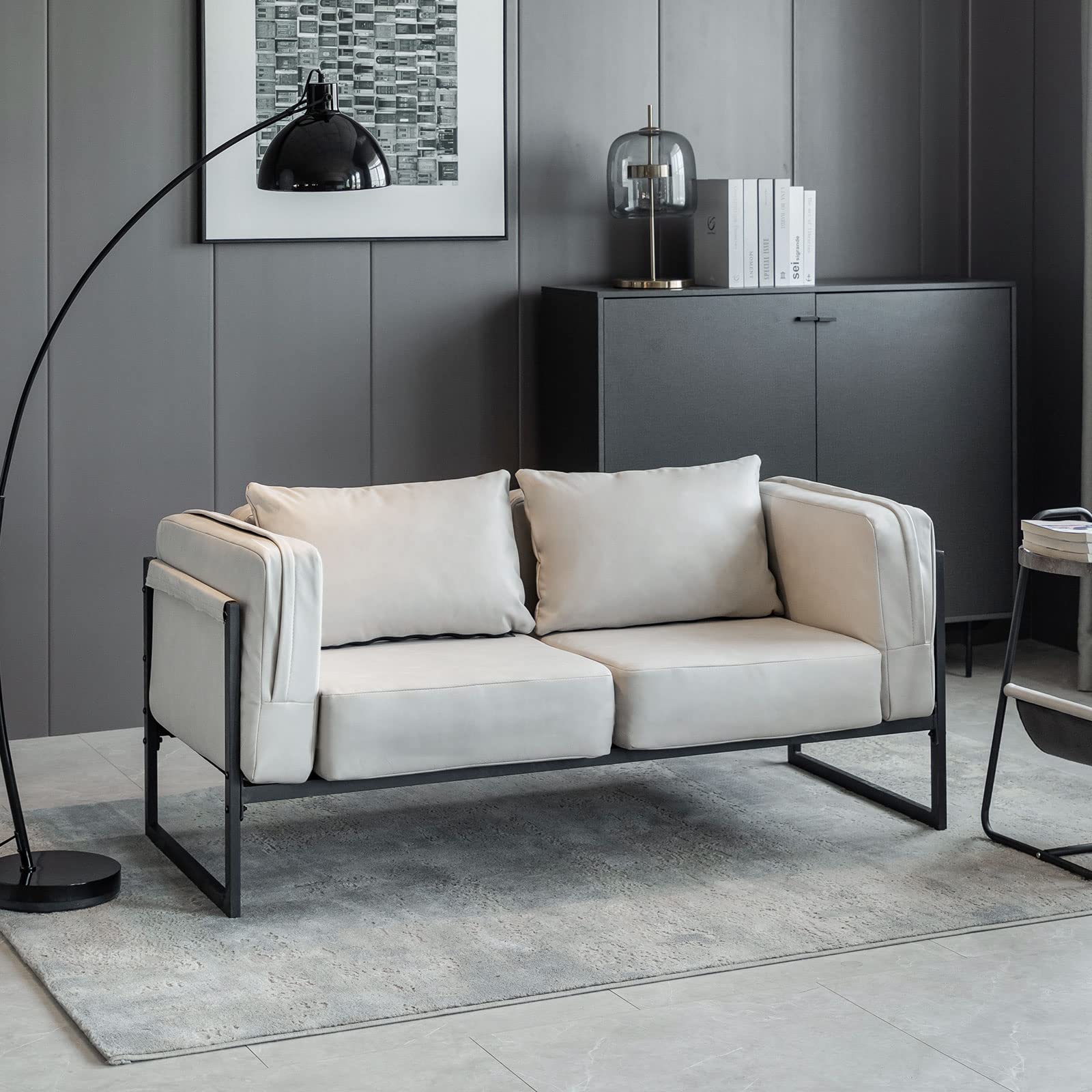 Metal frame loveseat new arrivals