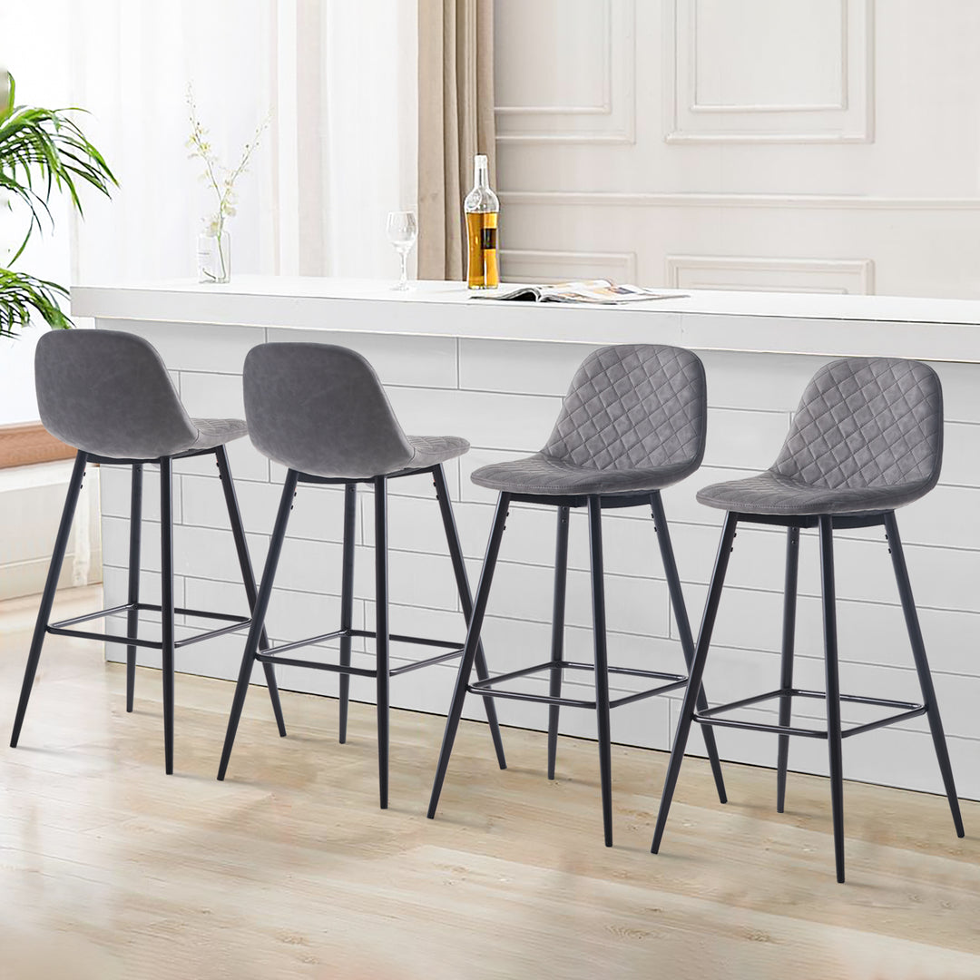 Murray PU Leather Bar Stools [Set of 2]