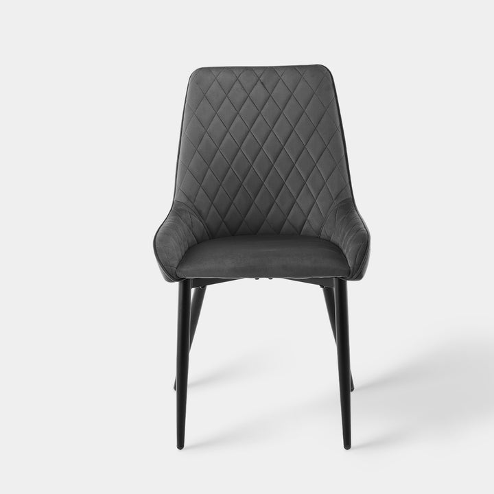 Arim Dining Chairs [Set of 2] [Velvet]