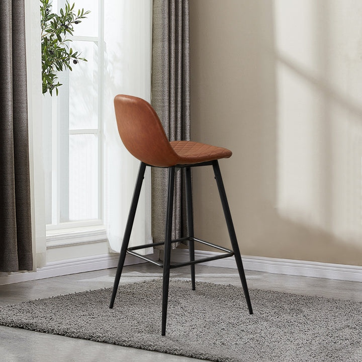 Murray PU Leather Bar Stools [Set of 2]