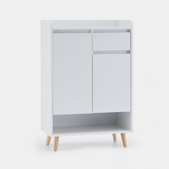 Harlow Accent Cabinet Shoe Storage Cabinet [1-Drawers 2-Door]