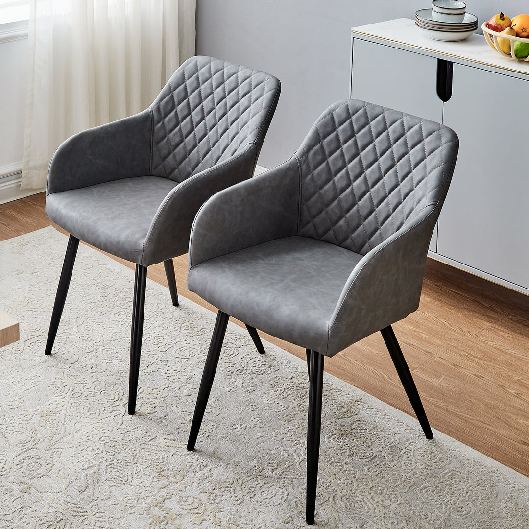 Moree Chairs [PU Leather] [Set of 2]