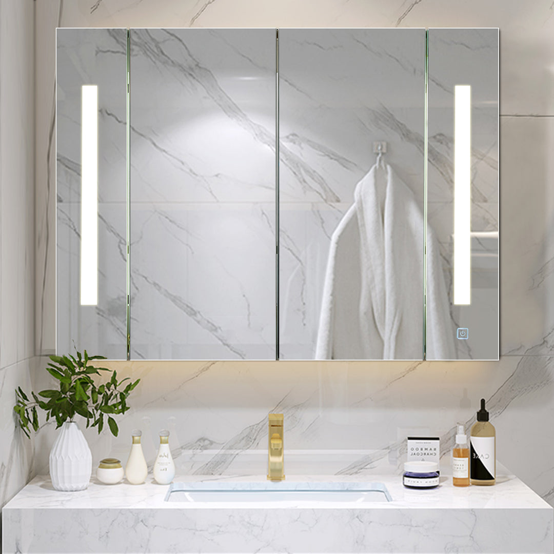 Othello LED Lights Bathroom Mirror Cabinet [2 Door][Pre-sale, delivered in 20 days]