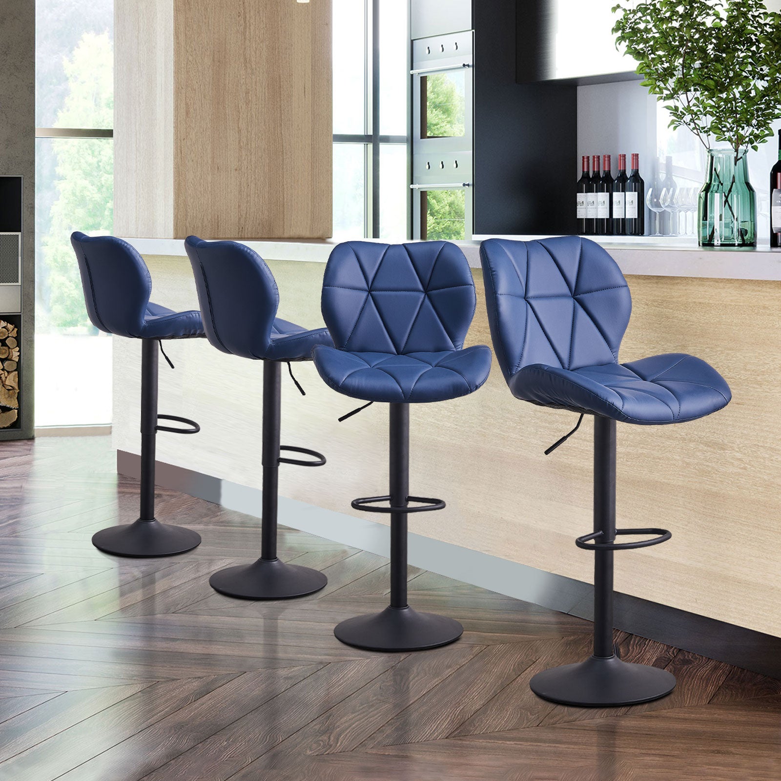 Tufted swivel bar stools sales