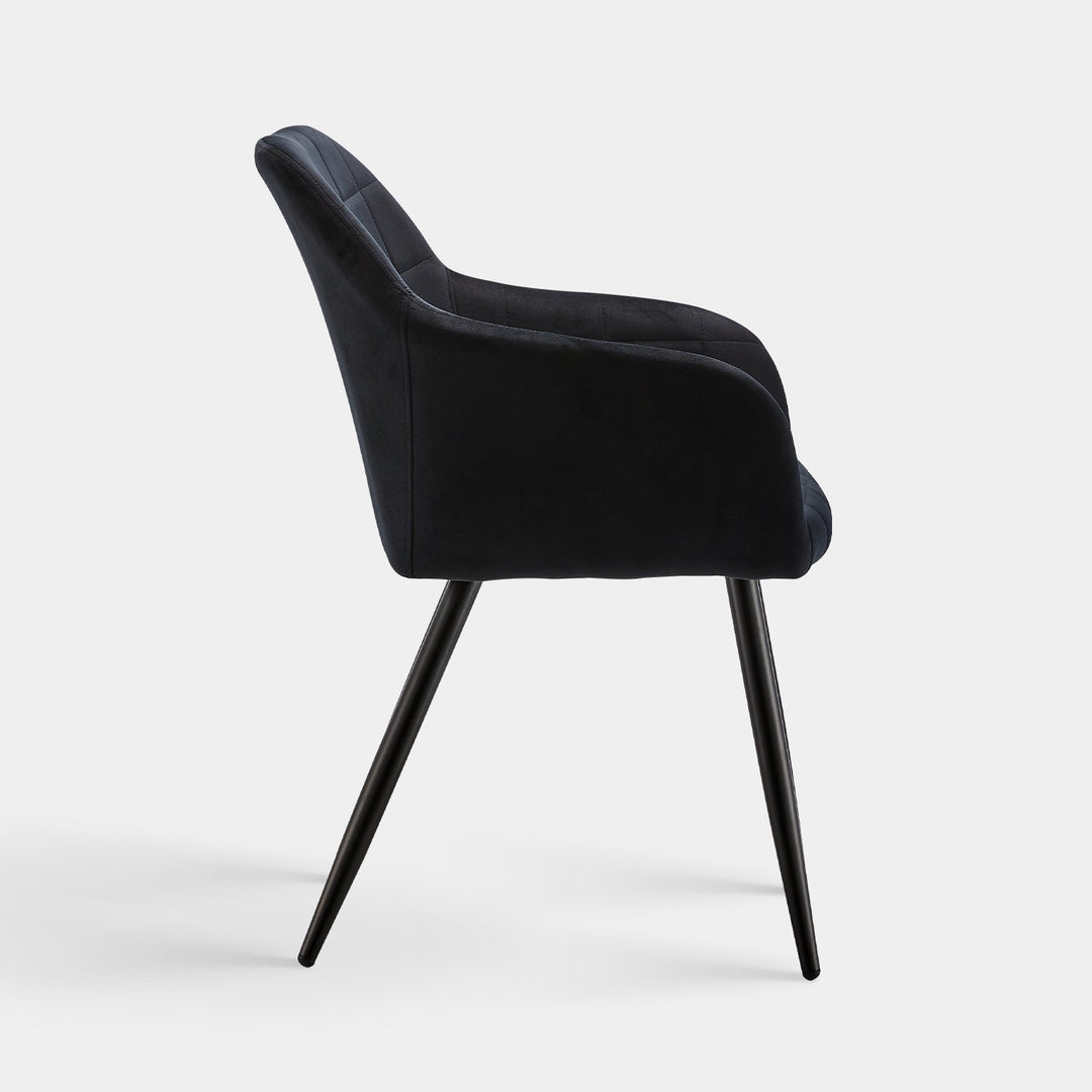 Bloor Dining Chairs [Velvet] [Set of 2]