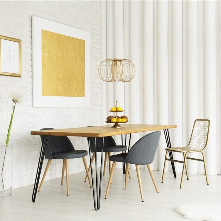 Black Hairpin Desk Legs [10cm-72cm] [4PCS]