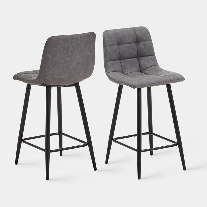 Christie Bar Stool [Faux Leather] [Set of 2] [65cm]
