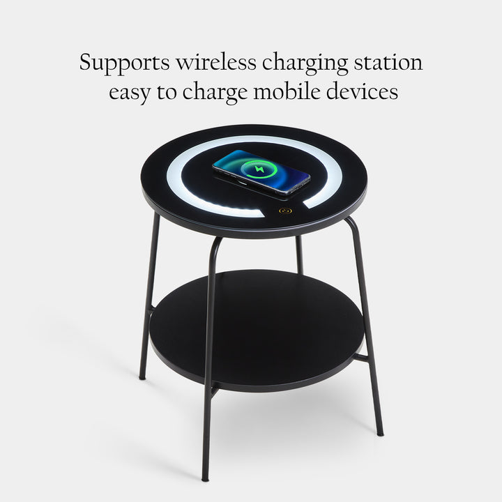 Jayde Minimalism Smart LED Touch Bedside Table [Classic]
