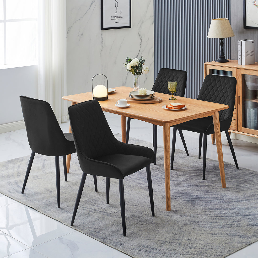 Arim Dining Chairs [Set of 2] [Velvet]