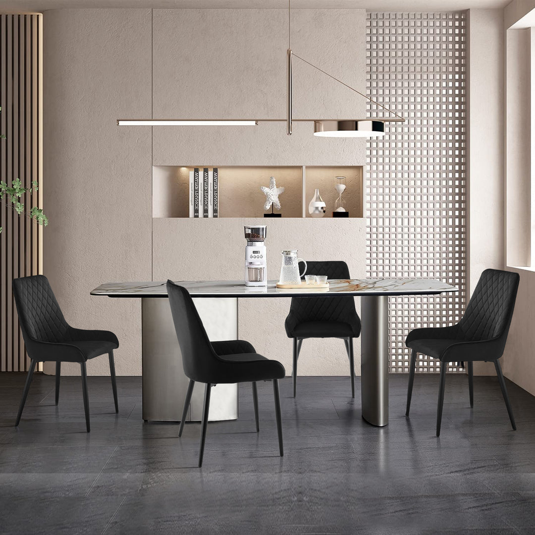 Arim Dining Chairs [Set of 2] [Velvet]