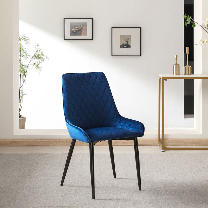 Arim Dining Chairs [Set of 2] [Velvet]