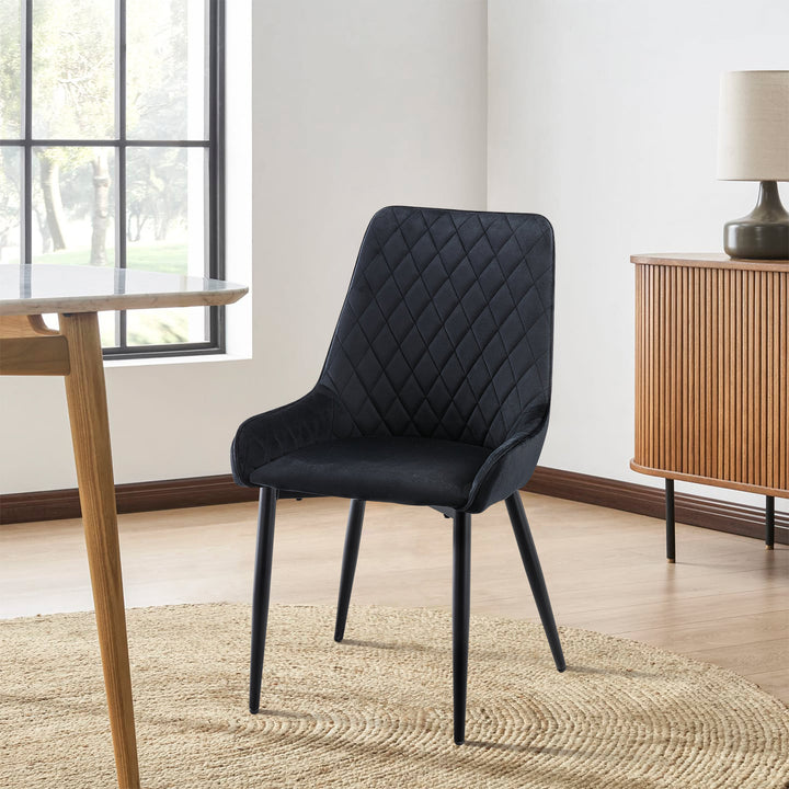 Arim Dining Chairs [Set of 2] [Velvet]