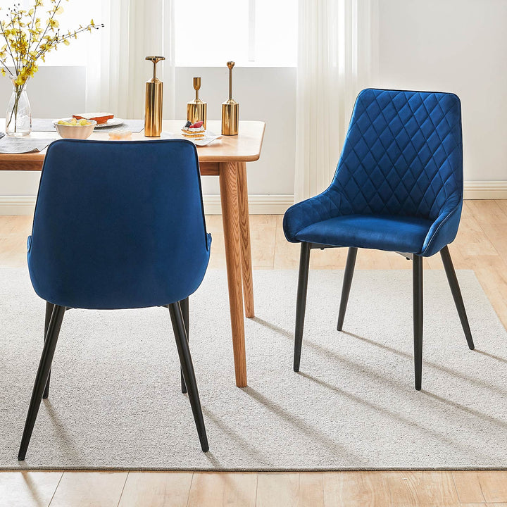 Arim Dining Chairs [Set of 2] [Velvet]