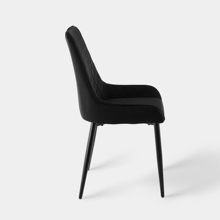 Arim Dining Chairs [Set of 2] [Velvet]