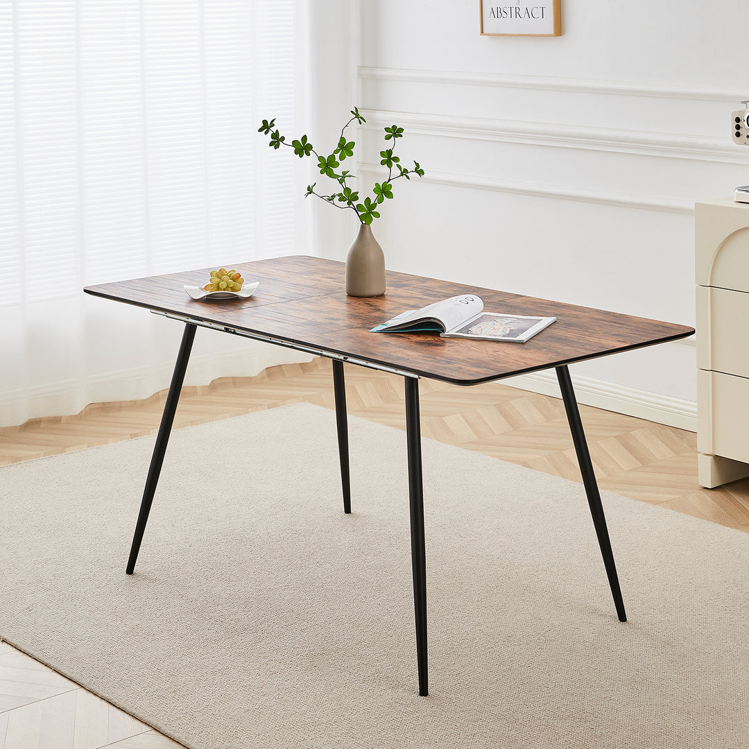 Aster Extendable Dining Table [Marble/Wood]