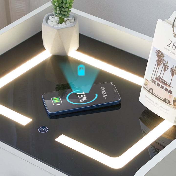 Awen Smart LED Bedside Nightstand