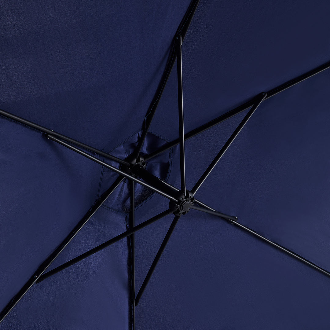 Barbara Cantilever Parasol Umbrella [3m] [Dark Blue]