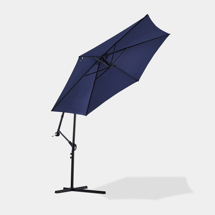 Barbara Cantilever Parasol Umbrella [3m] [Dark Blue]