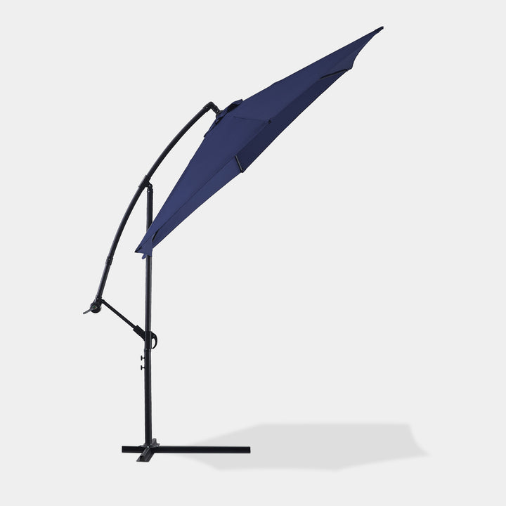 Barbara Cantilever Parasol Umbrella [3m] [Dark Blue]