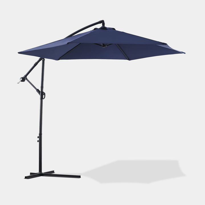 Barbara Cantilever Parasol Umbrella [3m] [Dark Blue]