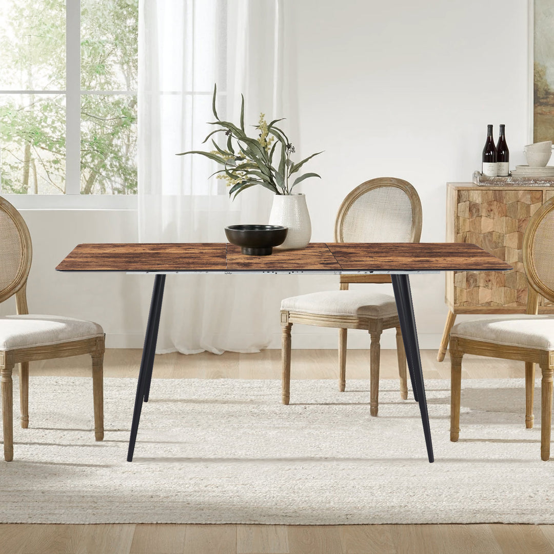 Aster Extendable Dining Table [Marble/Wood]