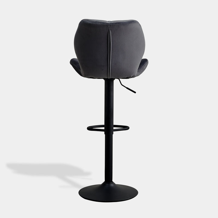 Dexter Velvet Swivel Kitchen Counter Bar Stools | CLIPOP