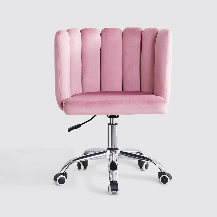 Markland Adjustable Swivel Desk Chair Home Office Velvet Seat | CLIPOP