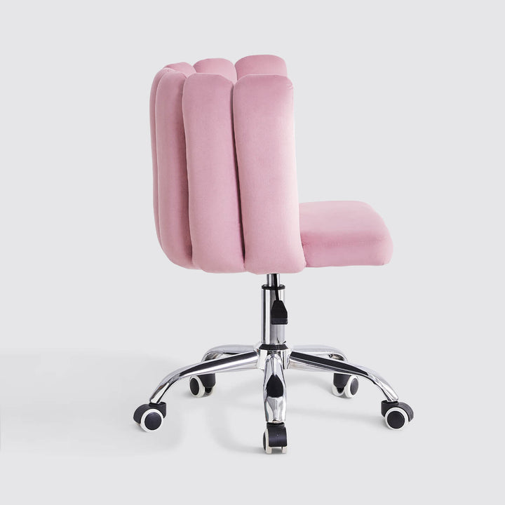 Markland Adjustable Swivel Desk Chair Home Office Velvet Seat | CLIPOP
