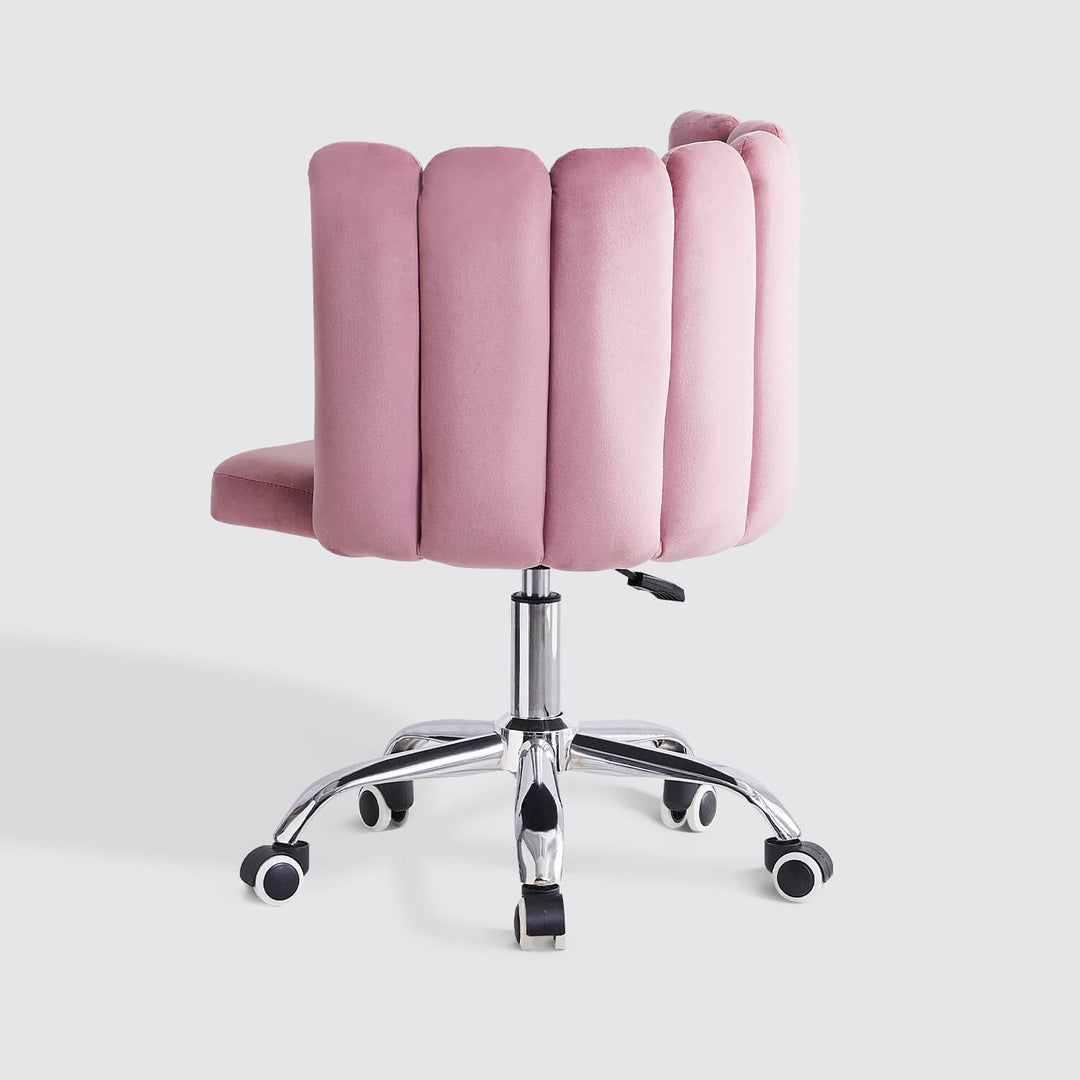 Markland Adjustable Swivel Desk Chair Home Office Velvet Seat | CLIPOP