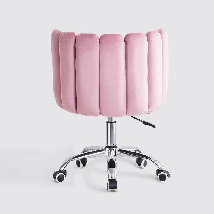 Markland Adjustable Swivel Desk Chair Home Office Velvet Seat | CLIPOP