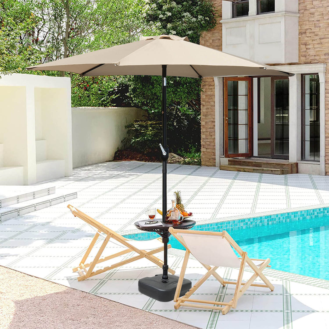 22L Plastic Parasol Base Umbrella Stand (Water/Sand Fill) | CLIPOP