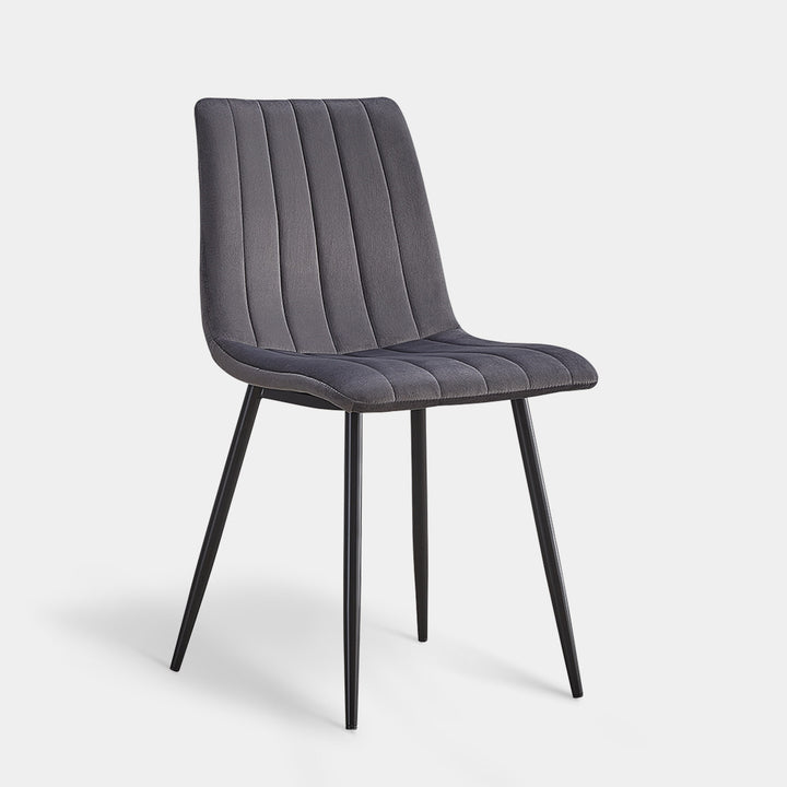 Set of 2 Modern Velvet Dining Chairs for Kitchen, Dining Room | CLIPOP