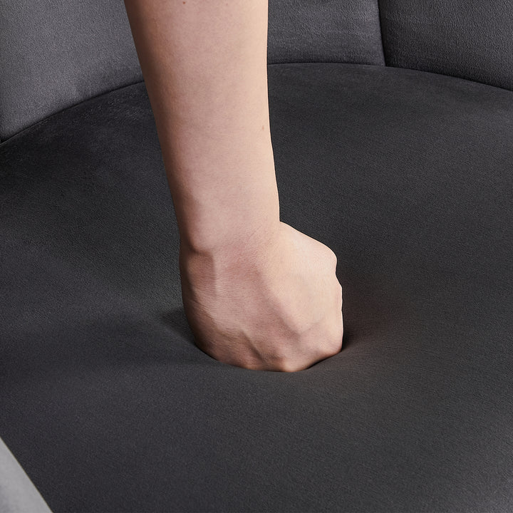 Dilara Modern Petal Accent Chair Upholstered Arm Chair | CLIPOP