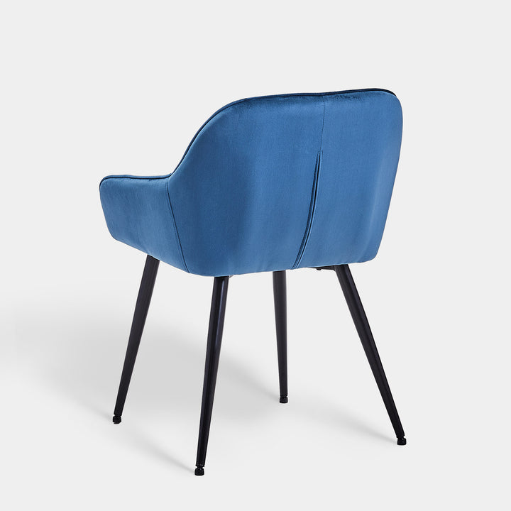Garvies Velvet Tufted Dining Chairs Upholstered Seat | CLIPOP