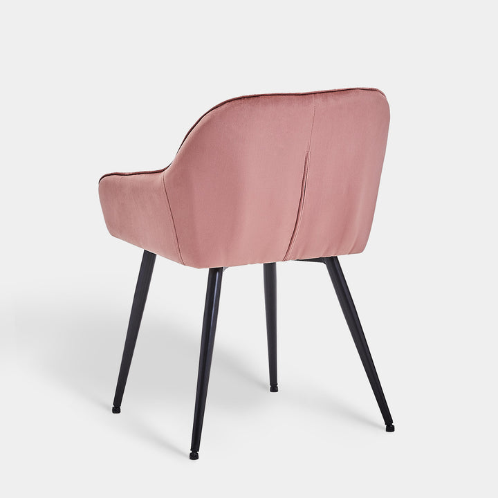 Garvies Velvet Tufted Dining Chairs Upholstered Seat | CLIPOP