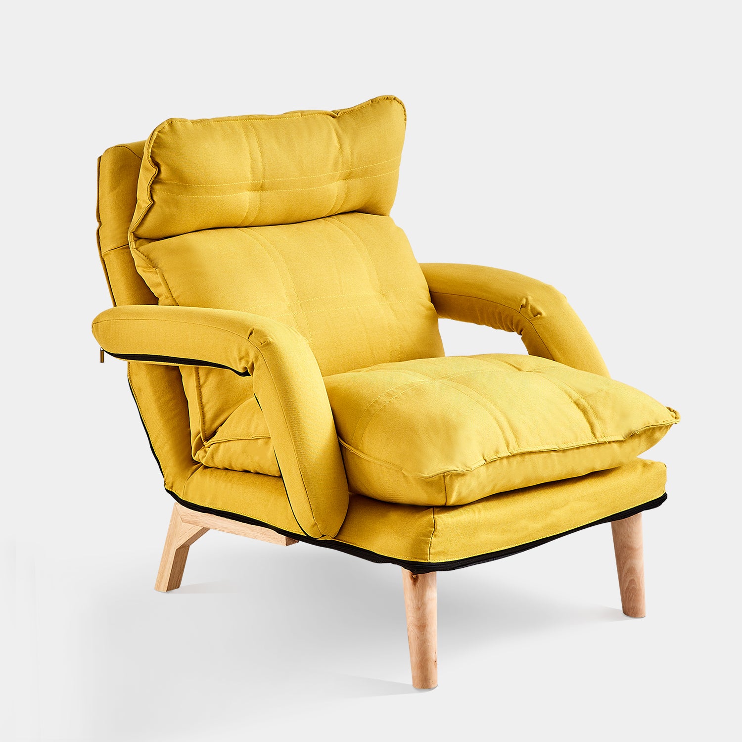 Hina Accent Reading Chair Lounge Armchair Polyester for Living