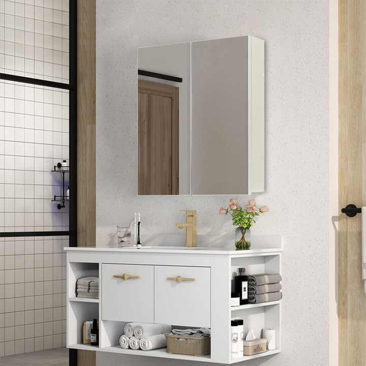 Cardelia Bathroom Mirror Cabinet [2 Door]