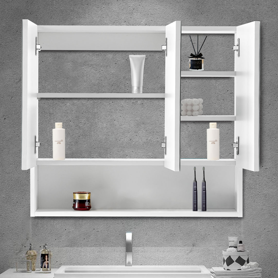 Colin Bathroom Mirror Cabinet [3 Door 1 Shelf]