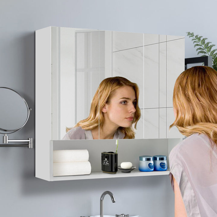 Colin Bathroom Mirror Cabinet [3 Door 1 Shelf]