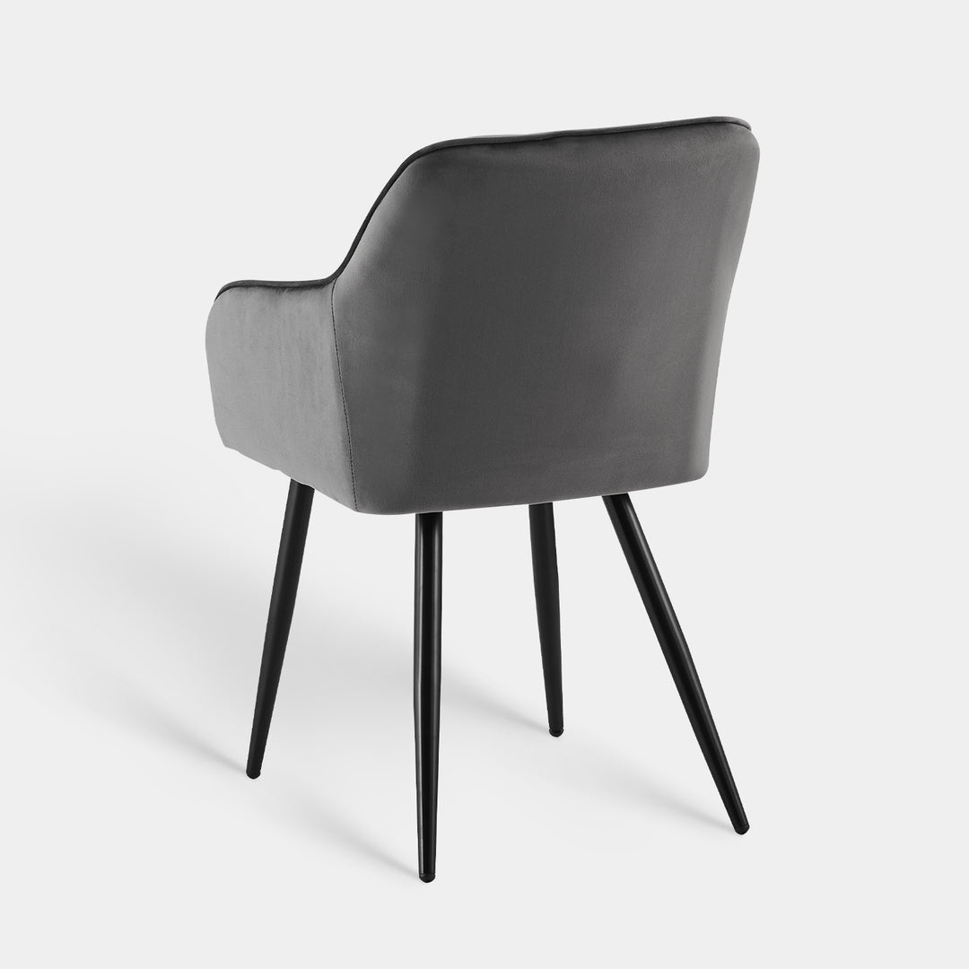 Earven Dining Chairs [Set of 2] [Velvet]