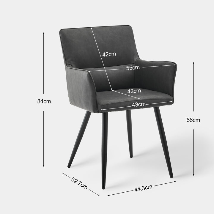 Ebern Dining Chairs [Set of 2] [PU Leather]