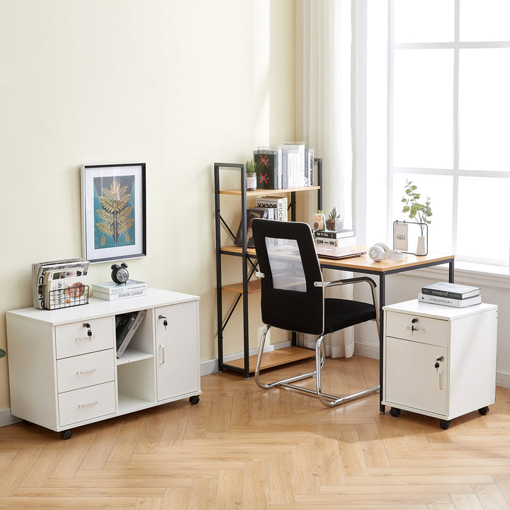 Mobiler Aktenschrank Edene [1 Schublade, 1 Tür]