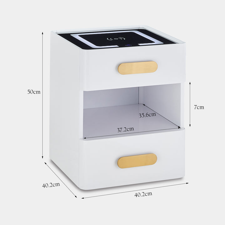 Eleora Smart LED Nightstand [3 Colors Light] [Light Sensing Included]